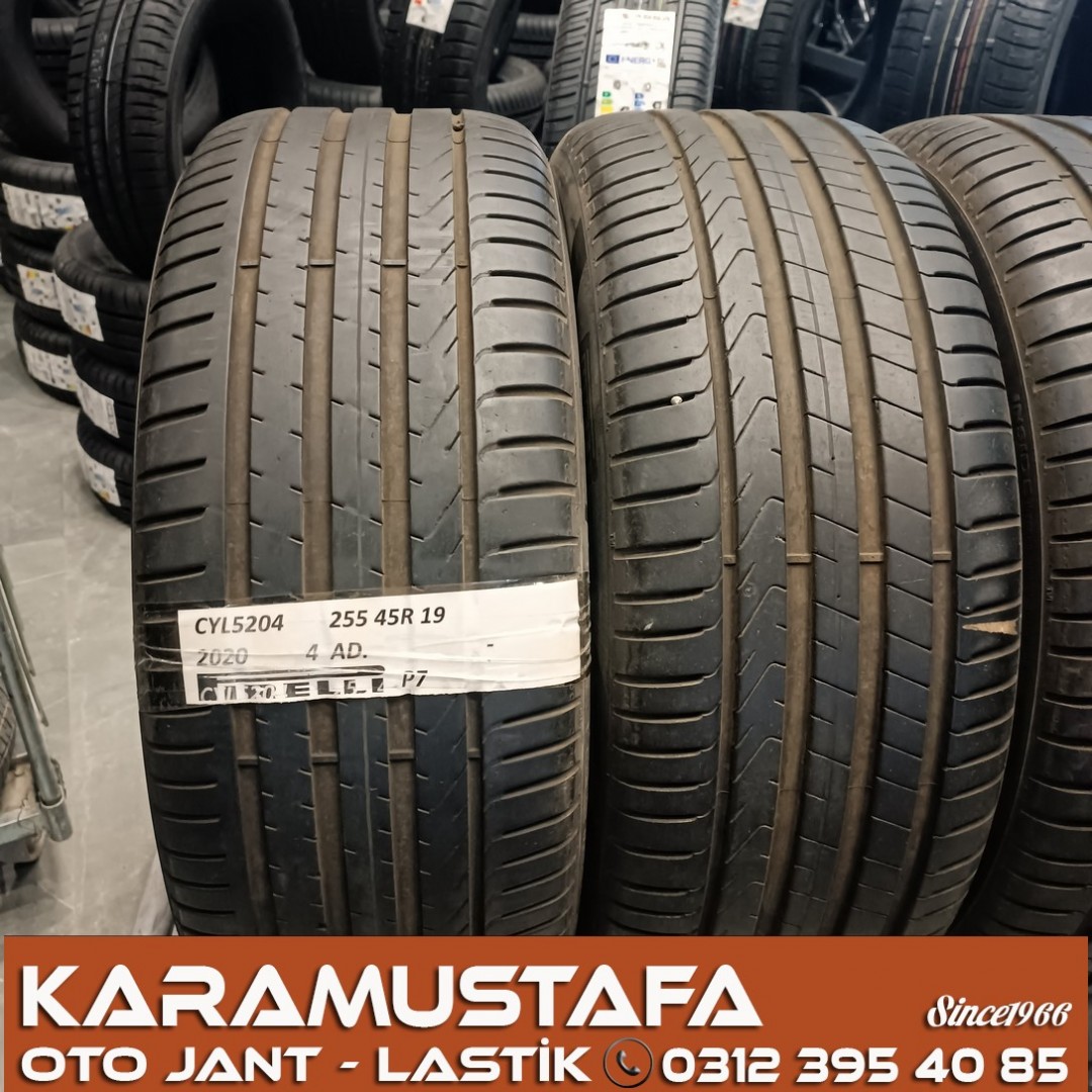 255 45 R 19 PIRELLI P7 104V * 2020 * 4 ADET * CYL5204