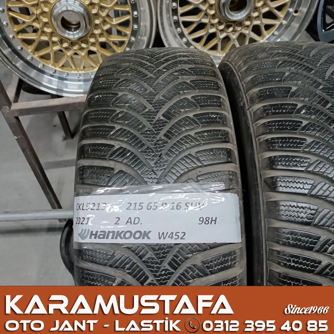 215 65 R 16 HANKOOK W452 98H * 2021 * 2 ADET * CKL5213