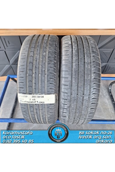 205 55 R 16 CONTINENTAL CPC5 91V * 2015 * 2 ADET * CYL5219 **