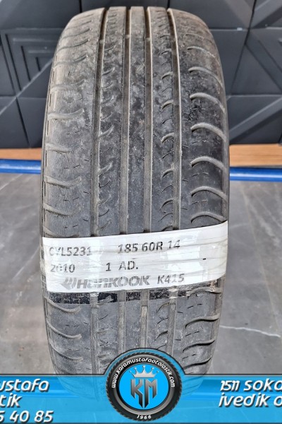 185 60 14 HANKOOK K415 82H  * 2010 * 1 ADET * CYL5231 **