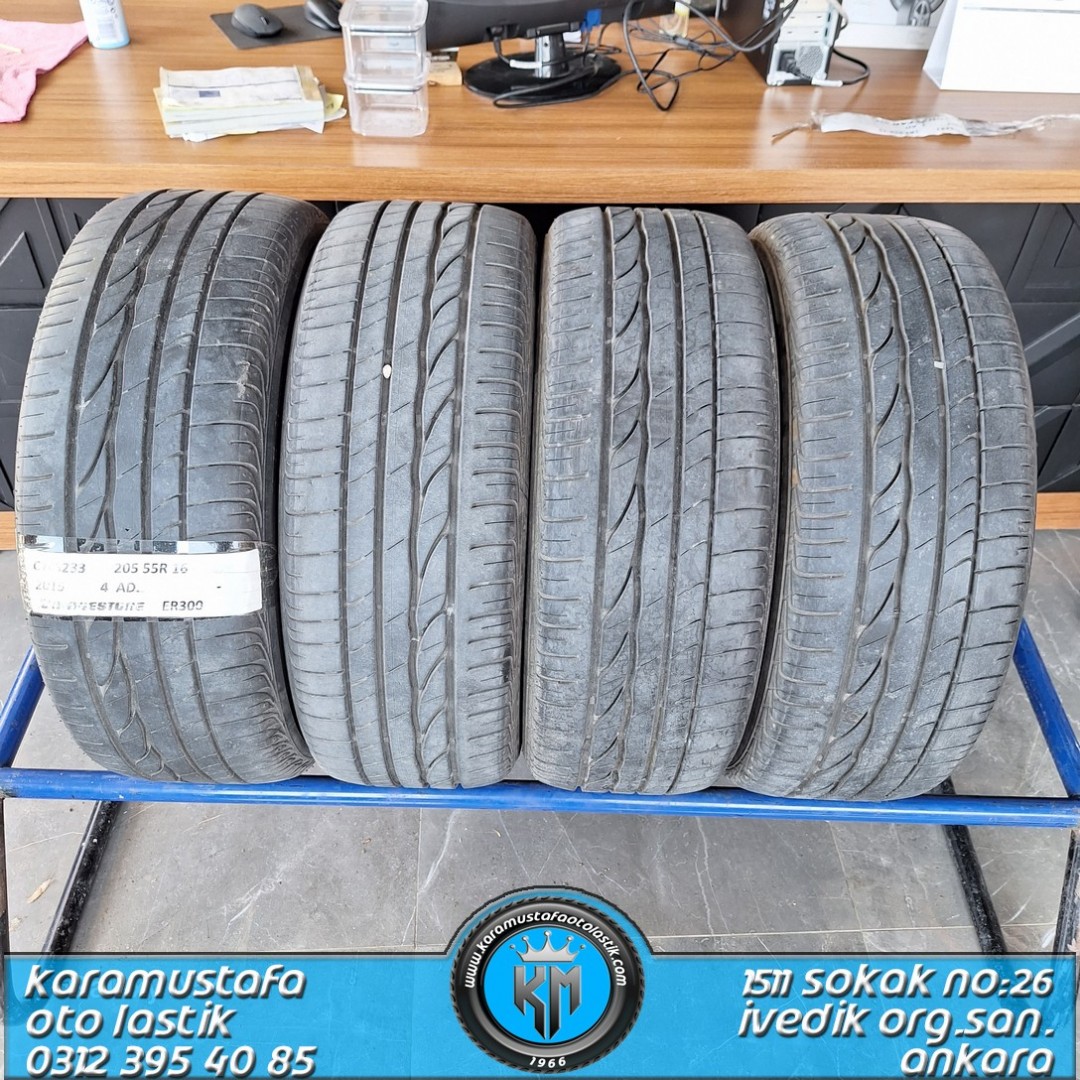 205 55 R 16 BRIDGESTONE ER300 91V * 2015 * 4 ADET * CYL5233