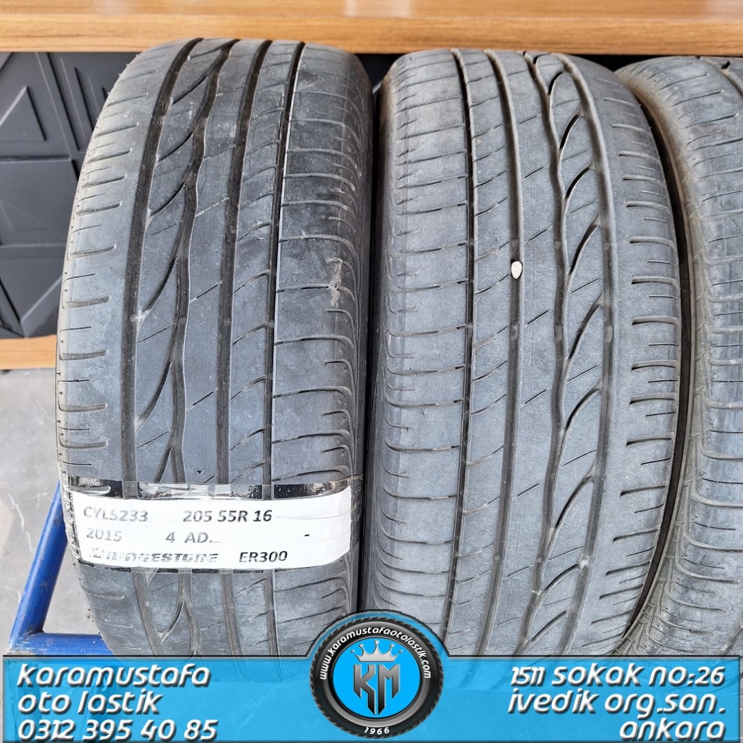 205 55 R 16 BRIDGESTONE ER300 91V * 2015 * 4 ADET * CYL5233