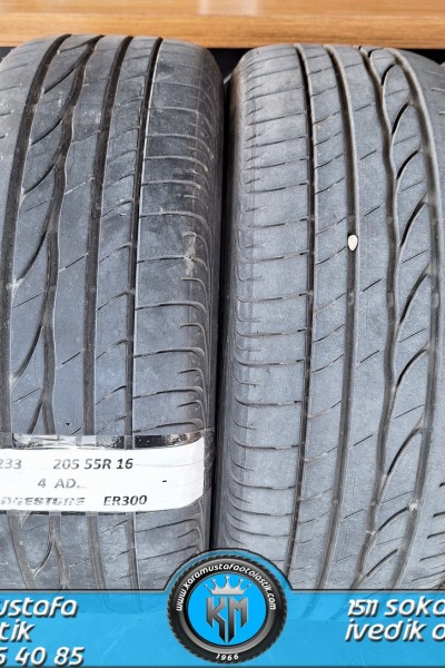 205 55 R 16 BRIDGESTONE ER300 91V * 2015 * 4 ADET * CYL5233 **