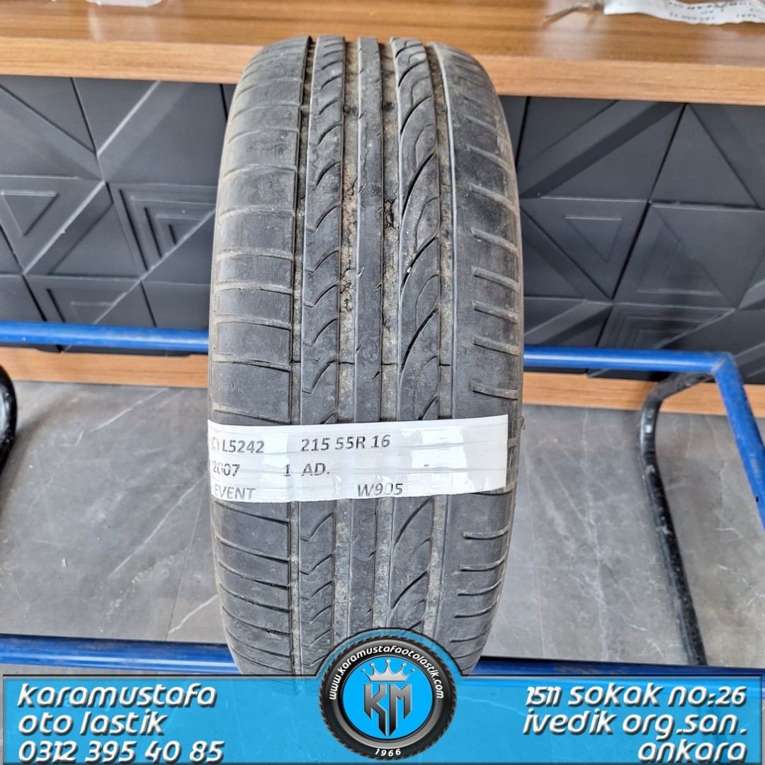 215 55 R 16 EVENT W905 97W * 2007 * 1 ADET * CYL5242