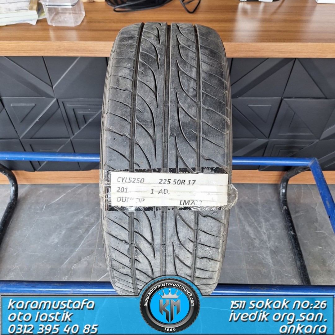 225 50 R 17 DUNLOP LM703 94V * 2011 * 1 ADET * CYL5250