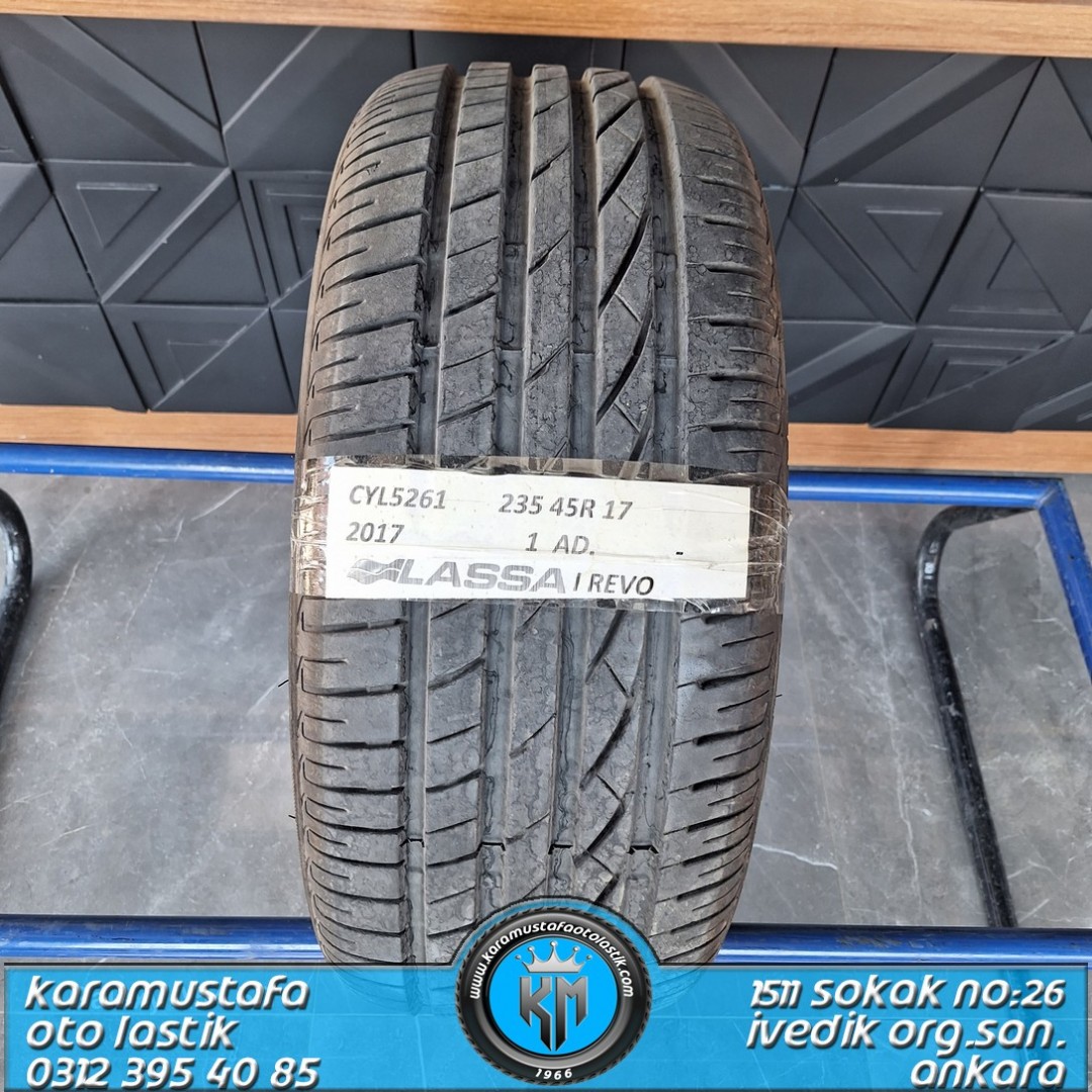 235 45 R 17 LASSA IMPETUS REVO 97W * 2017 * 1 ADET * CYL5261