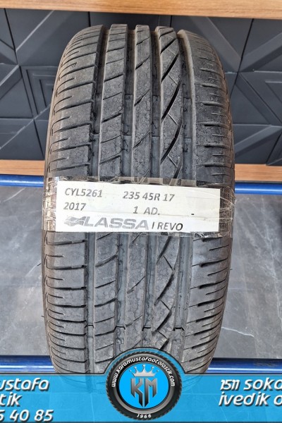 235 45 R 17 LASSA IMPETUS REVO RFT  97W * 2017 * 1 ADET * CYL5261 **
