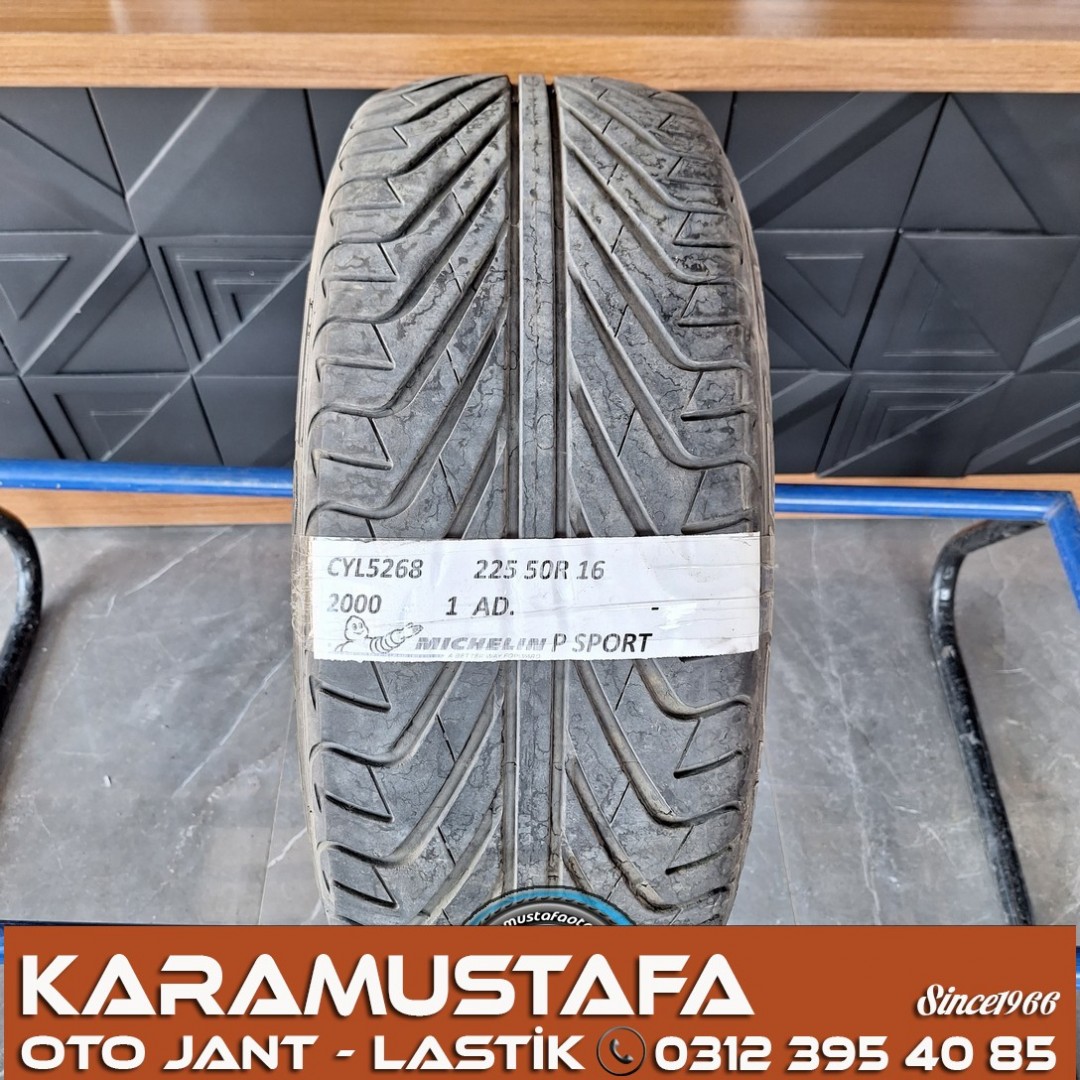 225 50 R 16 MICHELIN PILOTSPORT 92Y * 2000 * 1 ADET * CYL5268