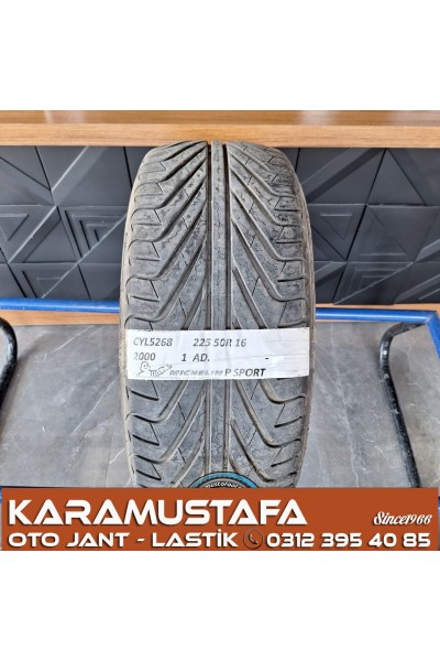 225 50 R 16 MICHELIN PILOTSPORT 92Y * 2000 * 1 ADET * CYL5268 **