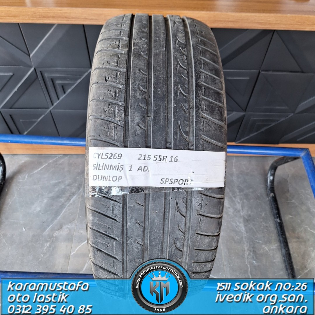 215 55 R 16 DUNLOP SPSPORT 97W * 1 ADET * CYL5269