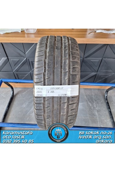 225 50 R 17 GENERAL ALTIMAX SPORT 94Y * 2016 * 1 ADET * CYL5270 **