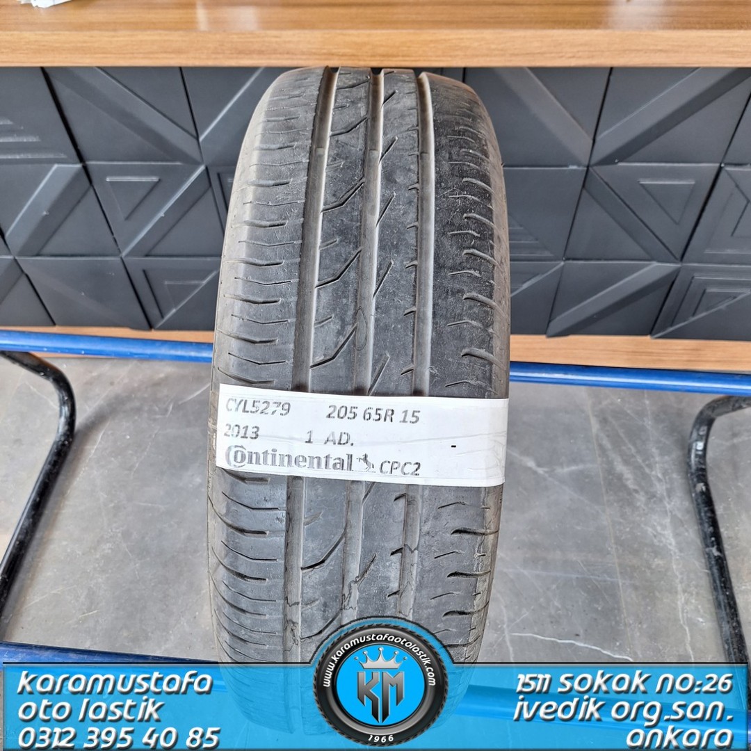 205 65 R 15 CONTINENTAL CPC2 94H * 2013 * 1 ADET * CYL5279