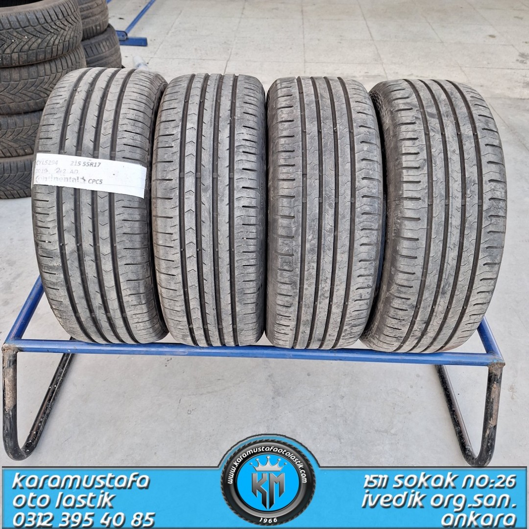215 55 R 17 CONTINENTAL CPC5 JELLI 94V * 2019 * 4 ADET * CYL5294