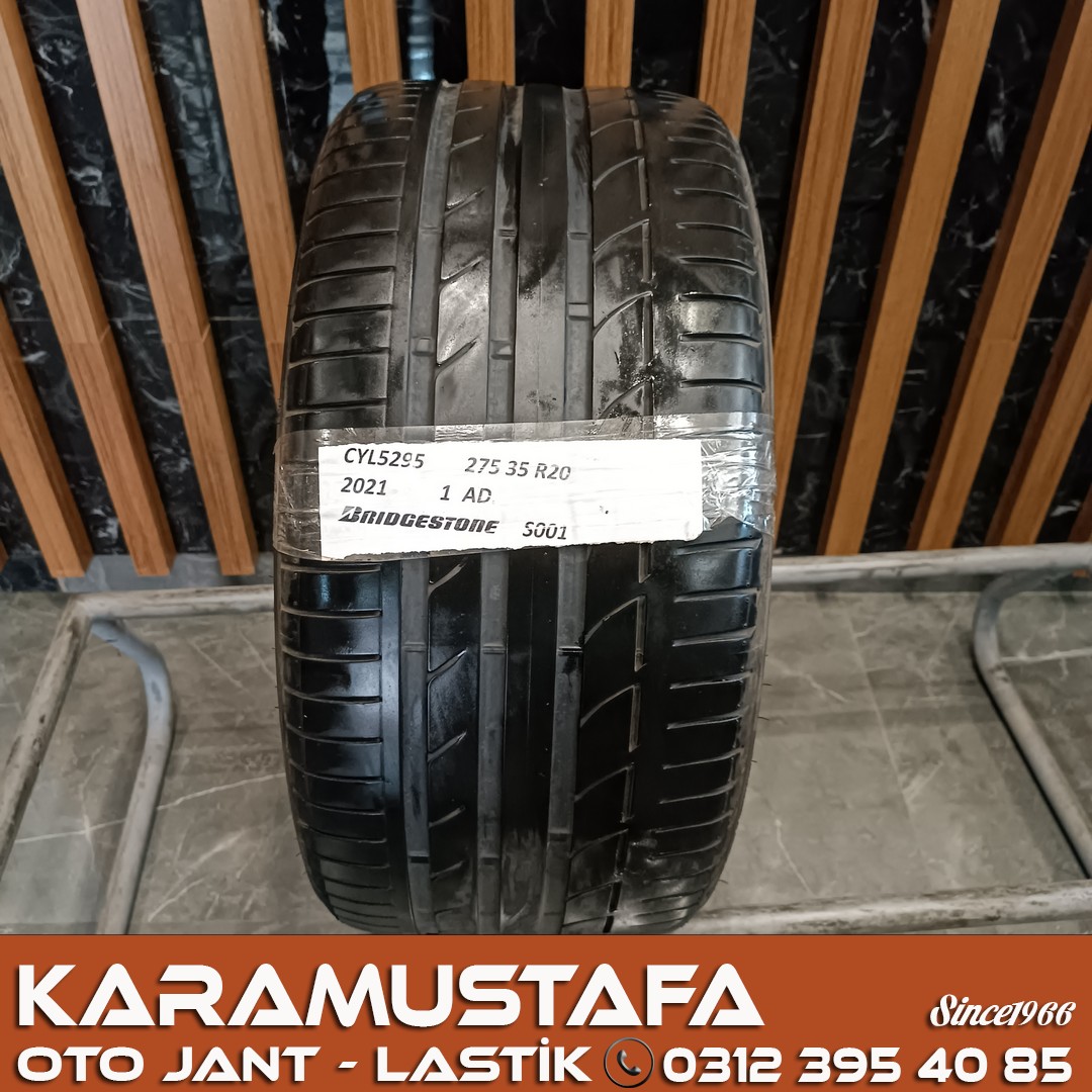 275 35 R 20 BRDIGESTONE S001 RFT 102Y * 2021 * 1 ADET * CYL5295