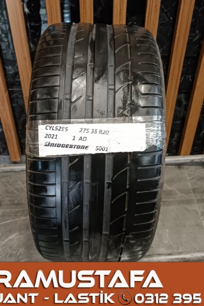 275 35 R 20 BRDIGESTONE S001 RFT 102Y * 2021 * 1 ADET * CYL5295 **