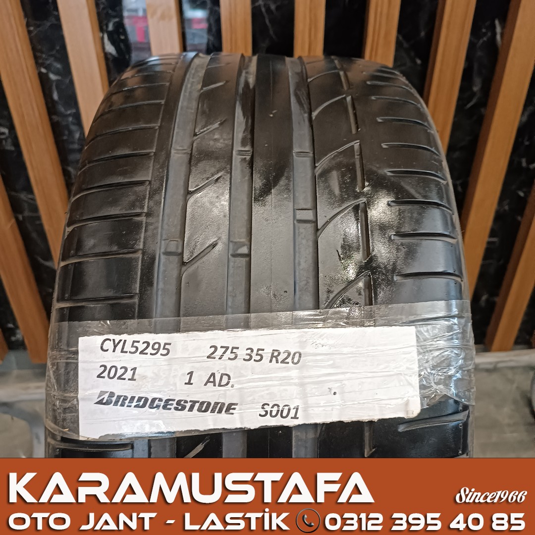 275 35 R 20 BRDIGESTONE S001 RFT 102Y * 2021 * 1 ADET * CYL5295