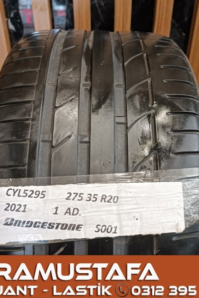 275 35 R 20 BRDIGESTONE S001 RFT 102Y * 2021 * 1 ADET * CYL5295 **