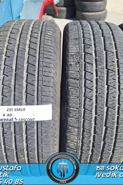 235 55 R 19 CONTINENTAL CROSS CONTAC 105W M+S * 2018 * 4 ADET * CYL5298