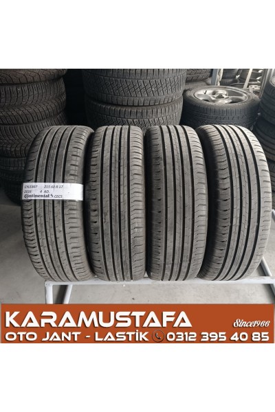 215 60 R 17 CONTINENTAL CEC5 96H * 2015 * 4 ADET * CYL5307 **