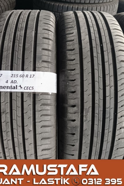 215 60 R 17 CONTINENTAL CEC5 96H * 2015 * 4 ADET * CYL5307 **