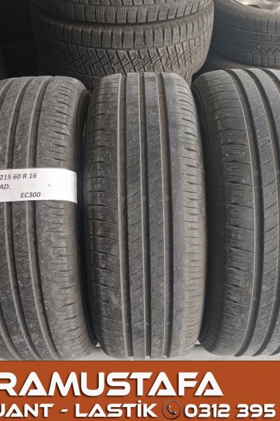 215 60 R 16 DUNLOP EC300 95V * 2015 * 3 ADET * CYL5311 **