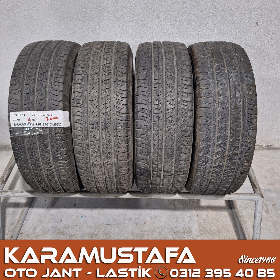 215 65 R 16 GOODEYAR EFFICENT CARGO 109T * 2020 * 4 ADET * CYL5323