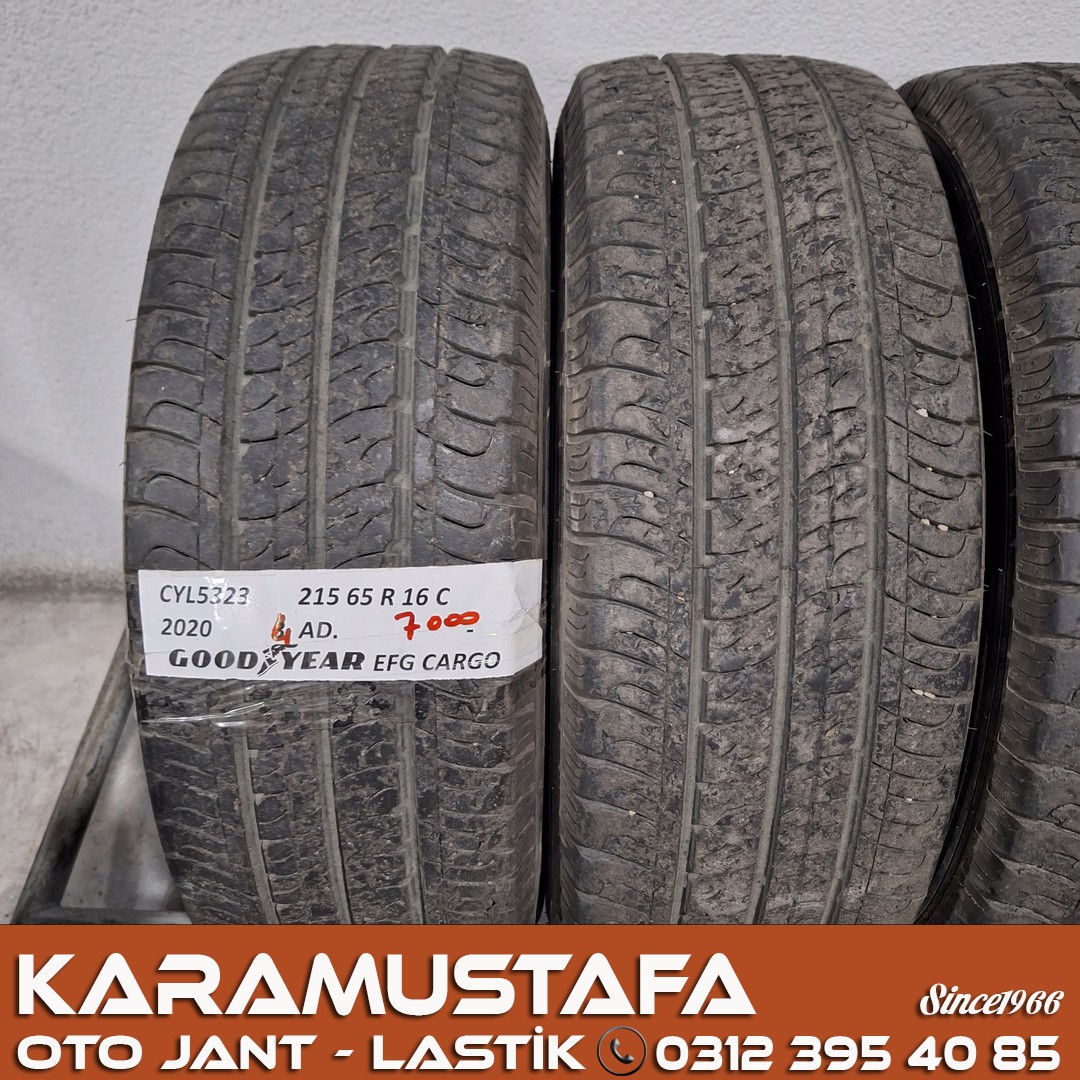 215 65 R 16 GOODEYAR EFFICENT CARGO 109T * 2020 * 4 ADET * CYL5323