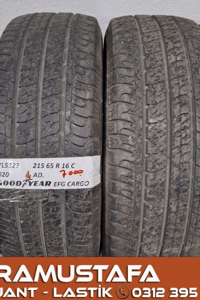 215 65 R 16 GOODEYAR EFFICENT CARGO 109T * 2020 * 4 ADET * CYL5323 **
