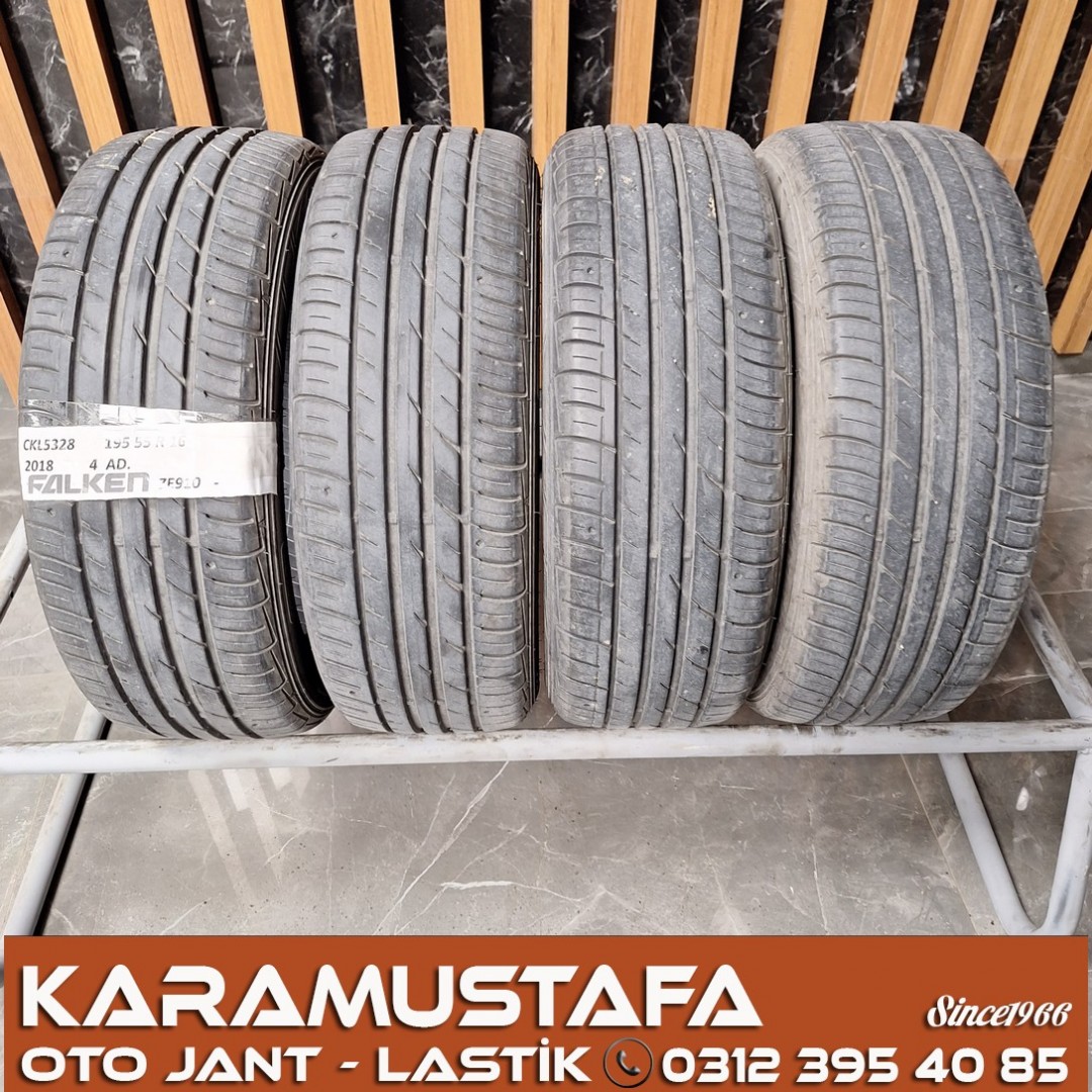 195 55 R 16 FALKEN ZE910 87V * 2018 * 4 ADET * CYL5328