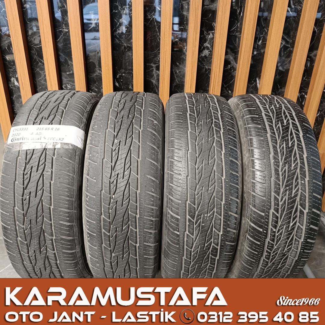 215 65 R 16 CONTINENTAL CCCLX2 98H * 2020 * 4 ADET * CYL5331
