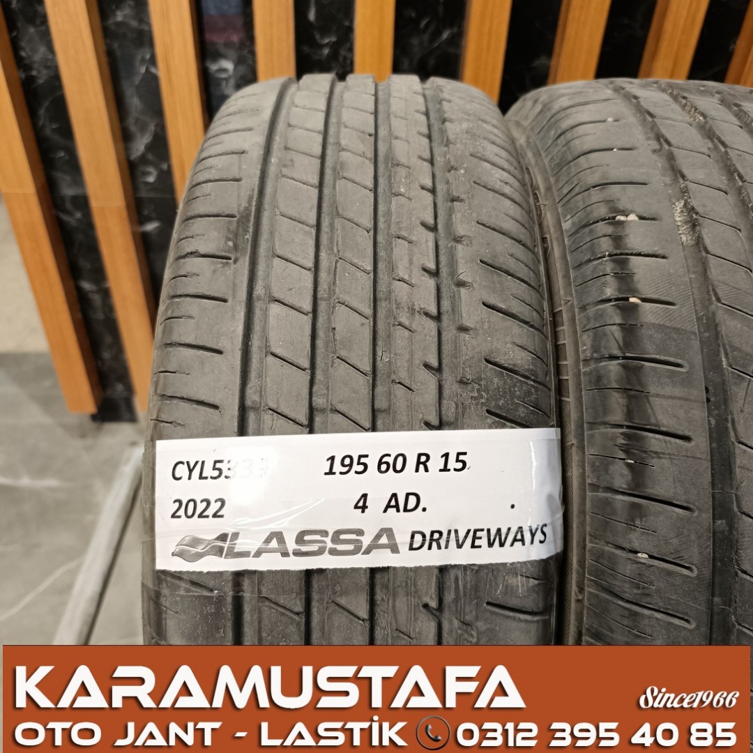195 60 R 15 LASSA DRIVEWAYS 88V * 2022 * 4 ADET * CYL5339