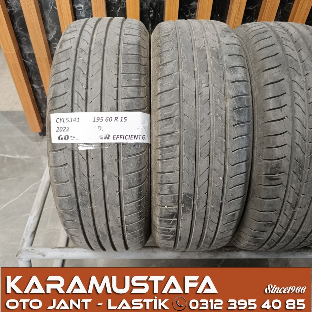195 60 R 15 GOODYEAR EFG 88H * 2022 * 4 ADET * CYL5341