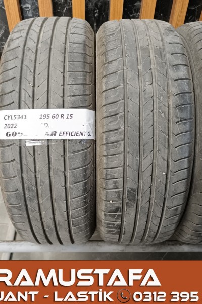 195 60 R 15 GOODYEAR EFG 88H * 2022 * 4 ADET * CYL5341