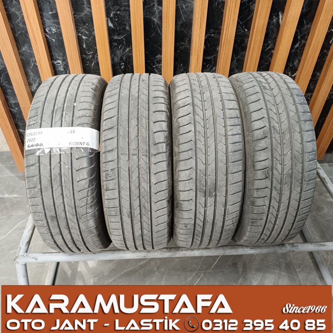 195 60 R 15 GOODYEAR EFG 88H * 2022 * 4 ADET * CYL5345
