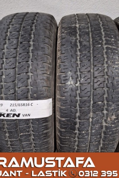 215 65 R 16 RIKEN VAN 104T * 2019 * 4 ADET * CYL5349