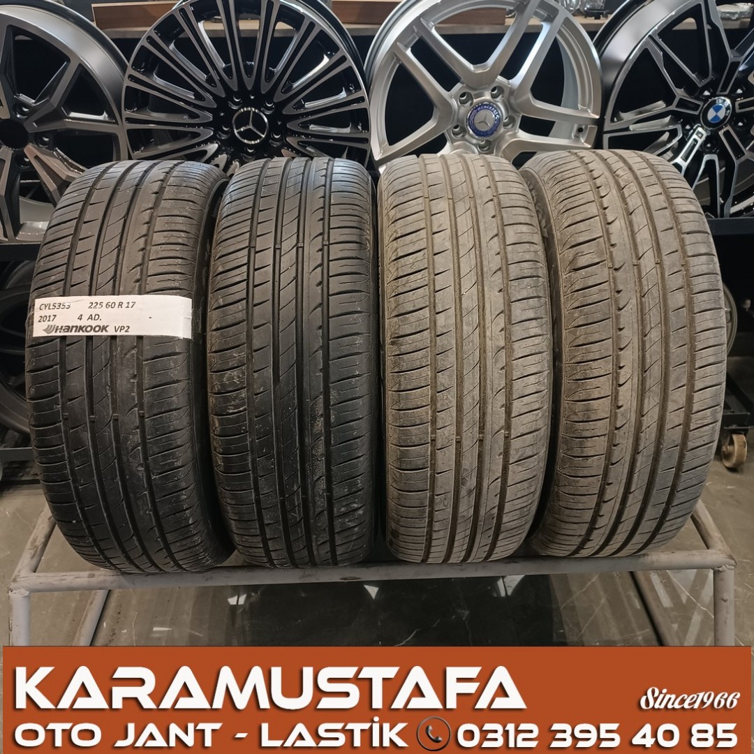 225 60 R 17 HANKOOK VENTUSPRI2 99H * 2017 * 4 ADET * CYL5353
