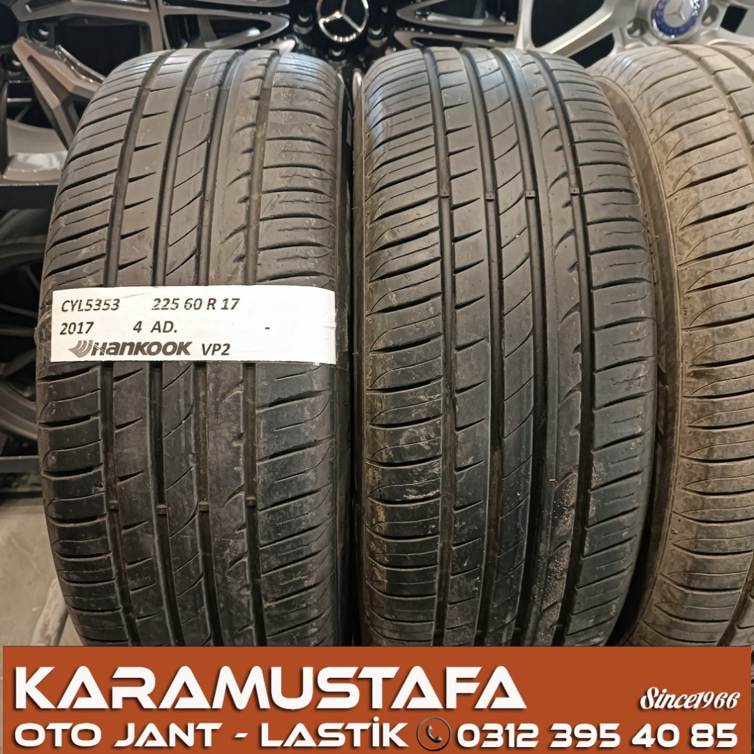 225 60 R 17 HANKOOK VENTUSPRI2 99H * 2017 * 4 ADET * CYL5353