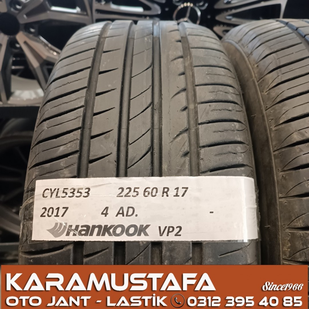 225 60 R 17 HANKOOK VENTUSPRI2 99H * 2017 * 4 ADET * CYL5353