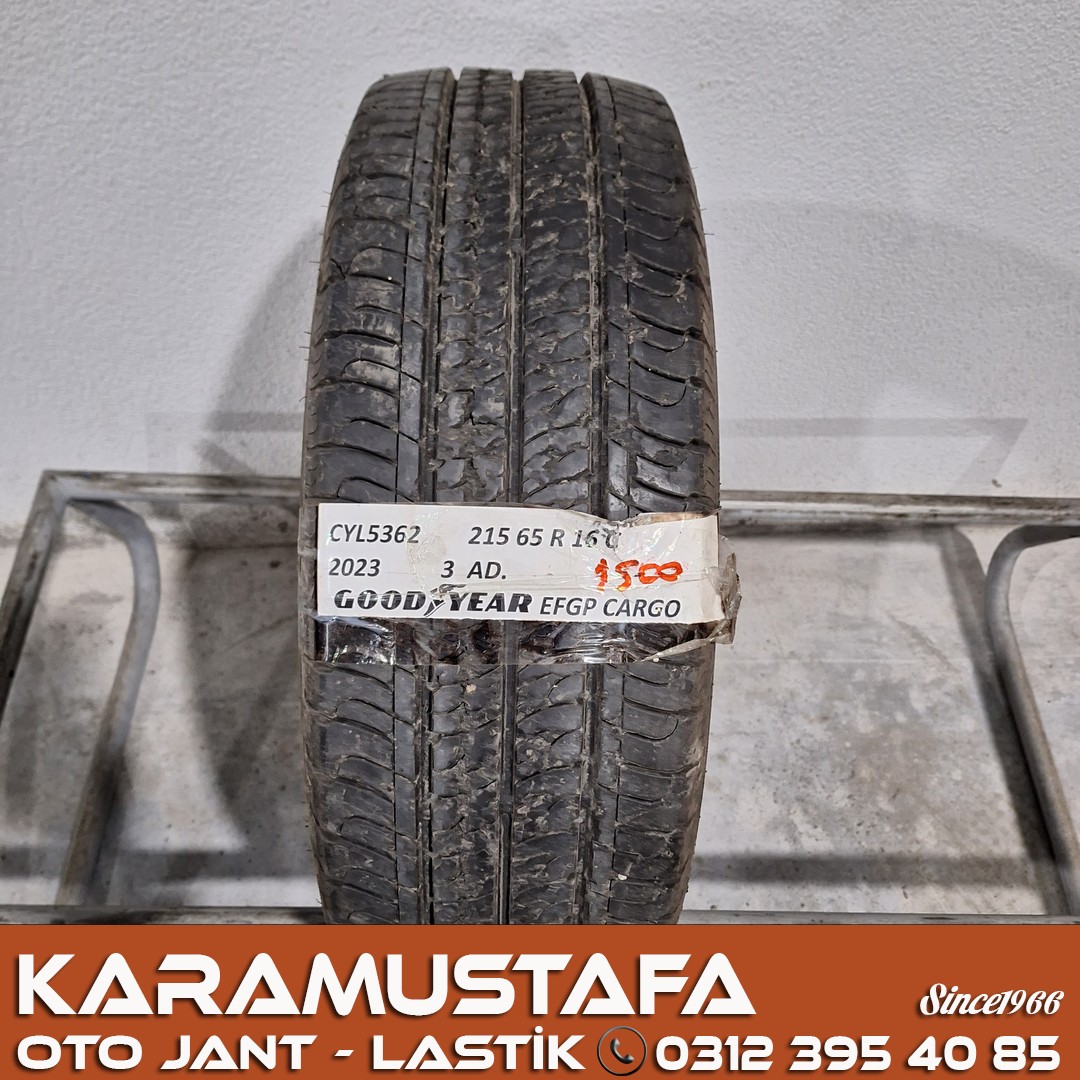 215 65 R 16 GOODYEAR EFGP CARGO 109T * 2023 * 1 ADET * CYL5362