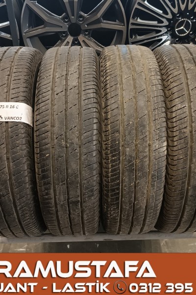 195 75 R 16 CONTINENTAL VANCO2  109R * 2013 * 4 ADET * CYL5363 **