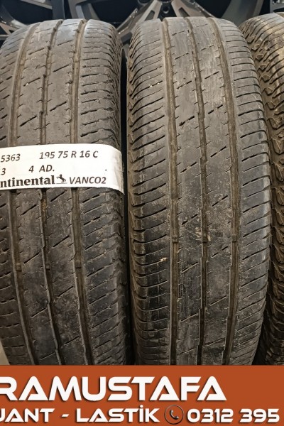 195 75 R 16 CONTINENTAL VANCO2  109R * 2013 * 4 ADET * CYL5363 **