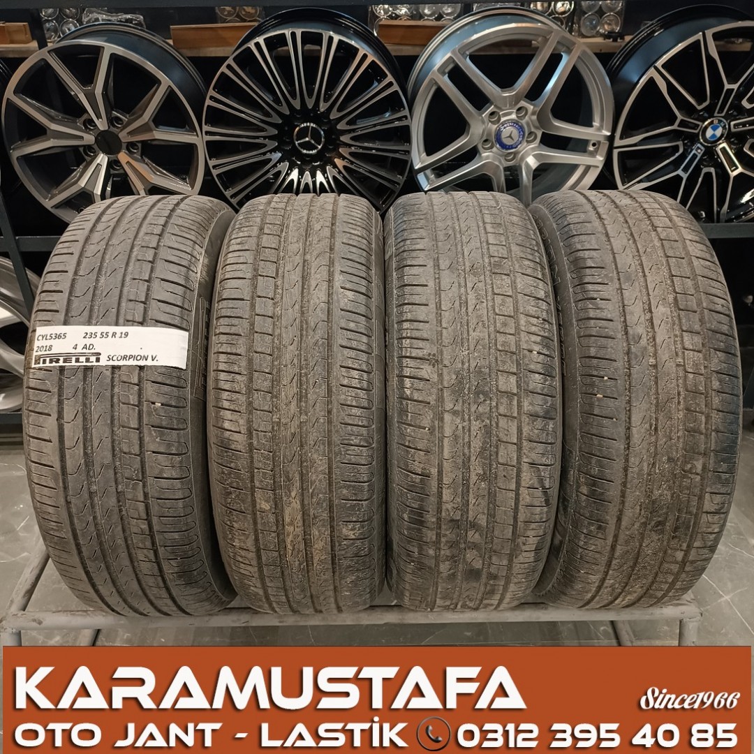235 55 R 19 PIRELLI SCORPION VERDE * 2018 * 4 ADET * CYL5365