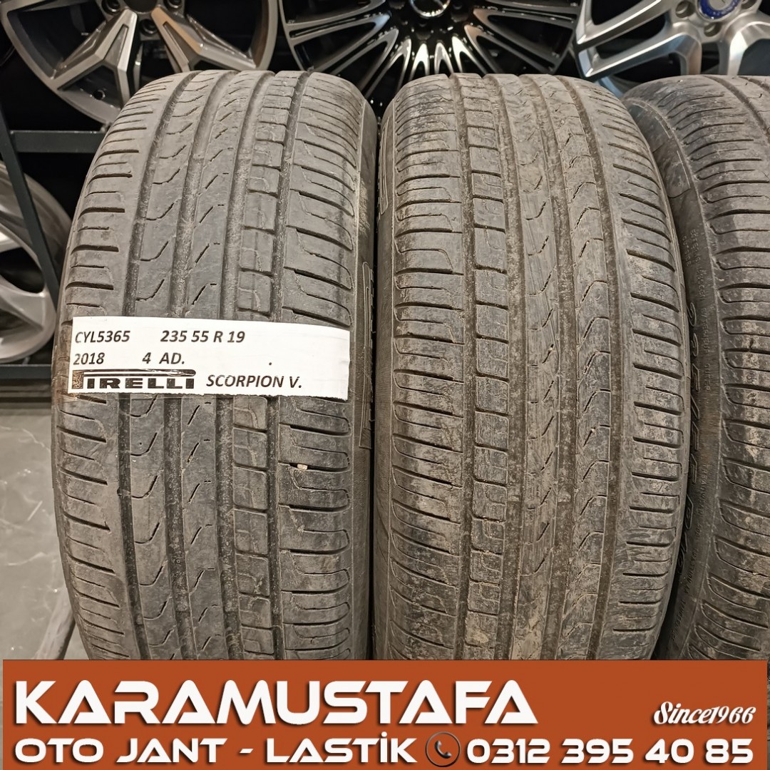 235 55 R 19 PIRELLI SCORPION VERDE * 2018 * 4 ADET * CYL5365
