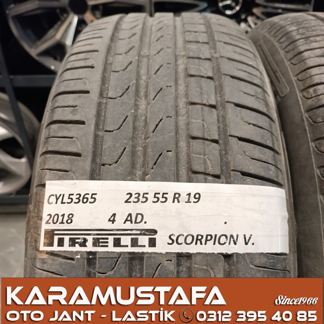 235 55 R 19 PIRELLI SCORPION VERDE * 2018 * 4 ADET * CYL5365