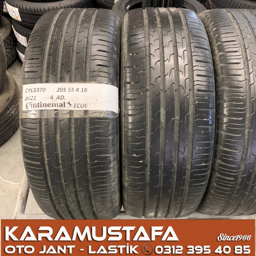 205 55 R 16  CONTINENTAL ECO6 94V * 2021 * 4 ADET * CYL5370