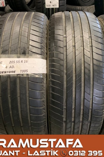 205 55 R 16 BRIDGESTONE T005 91V * 2022 * 4 ADET * CYL5398 **