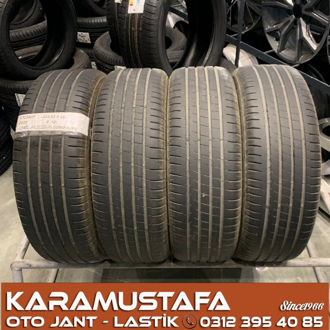 215 65 R 16 LASSA COMPETUS HP2 102V * 2022 * 4 ADET * CYL5407
