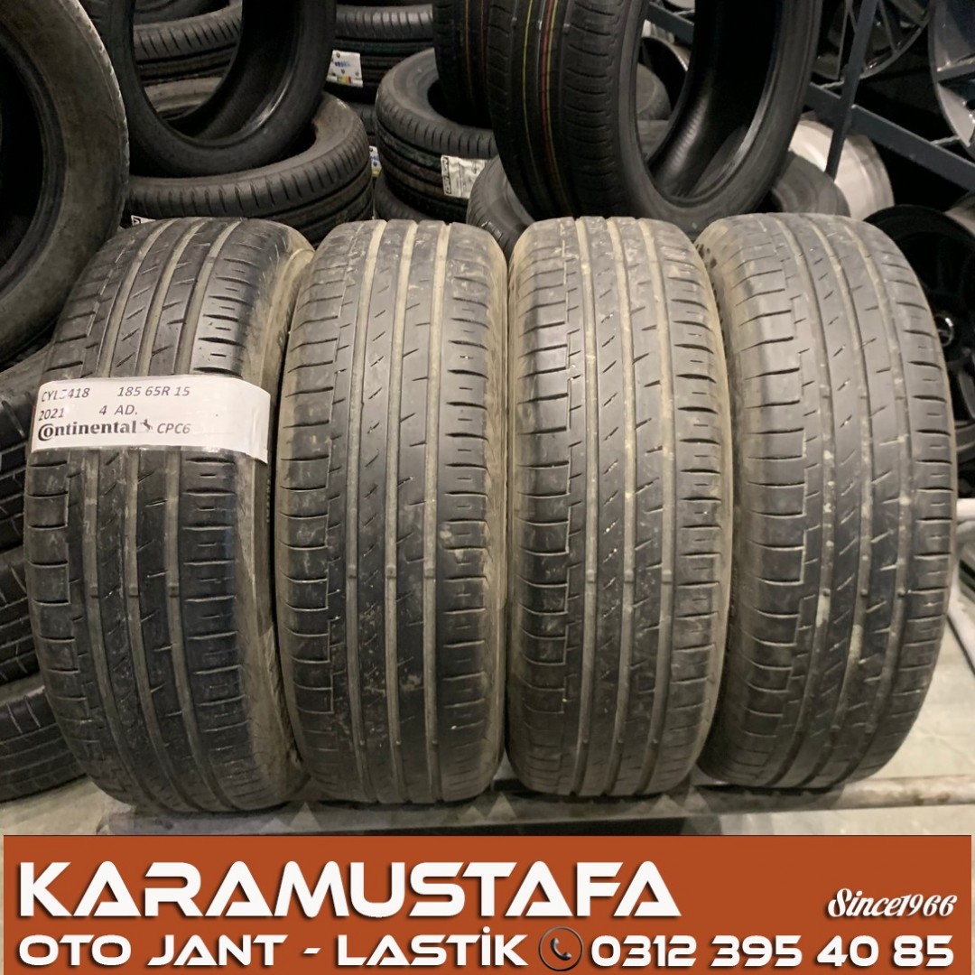 185 65 R 15 CONTINENTAL CPC6 88H * 2021 * 4 ADET * CYL5418