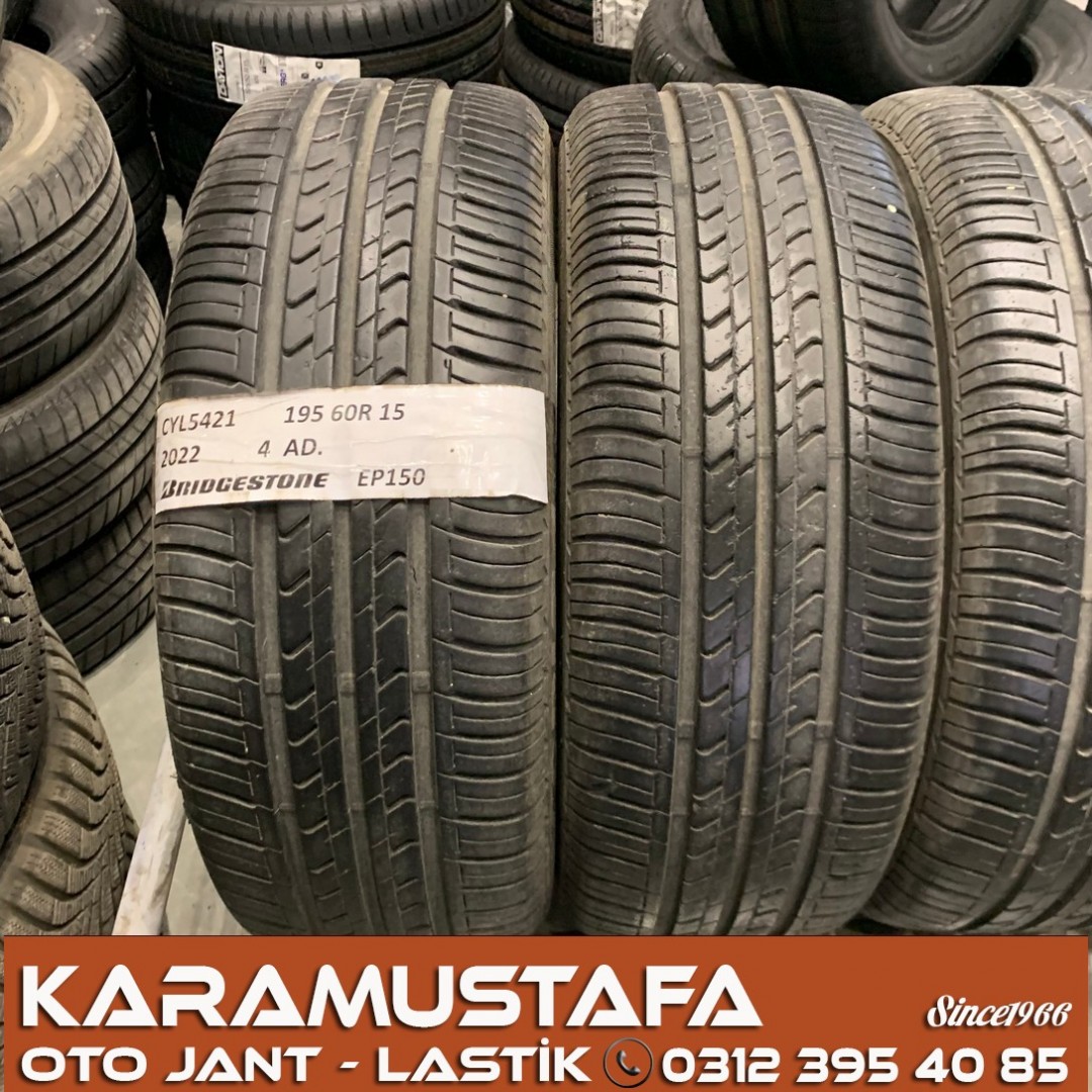 195 60 R 15 BRIDGESTONE EP150 88H * 2022 * 4 ADET * CYL5421