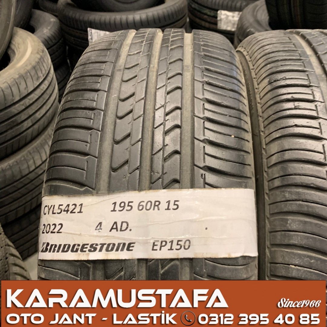 195 60 R 15 BRIDGESTONE EP150 88H * 2022 * 4 ADET * CYL5421